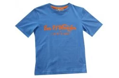 ALPE D'HUEZ T-shirt Enfant 21 Virages Bleu Orange