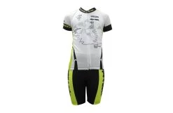 ALPE D'HUEZ Tenue Enfant Blanc / Vert 2017