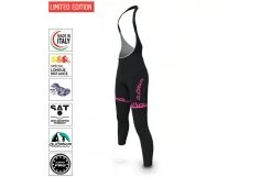 BJORKA Collant à Bretelles Femme Hiver Premium Noir / Rose 2022