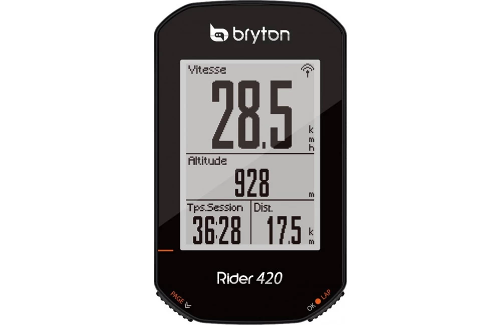 BRYTON Compteur Vélo GPS RIDER 420 E