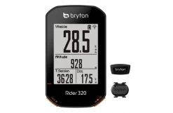 Compteur Vélo GPS BRYTON Rider 320 T (avec Cardio + Cadence)