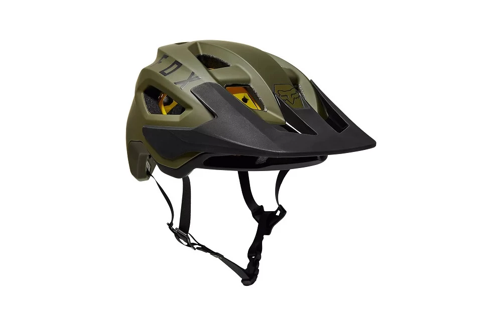 FOX RACING Casque Vélo VTT SpeedFrame MIPS Vert / Noir