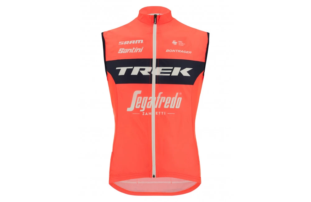 Santini Gilet Coupe-vent TREK SEGAFREDO Rose 2022