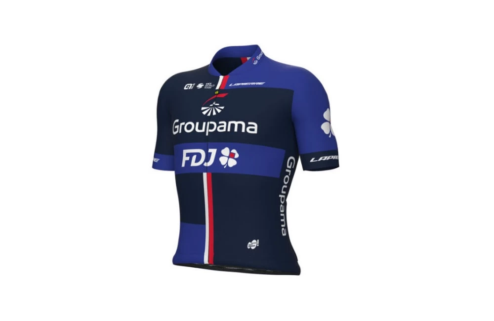 ALE GROUPAMA FDJ Maillot Vélo Manches Courtes Replica Prime 2023