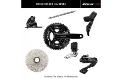 Groupe Vélo Route SHIMANO 105 DI2 R7100 12V
