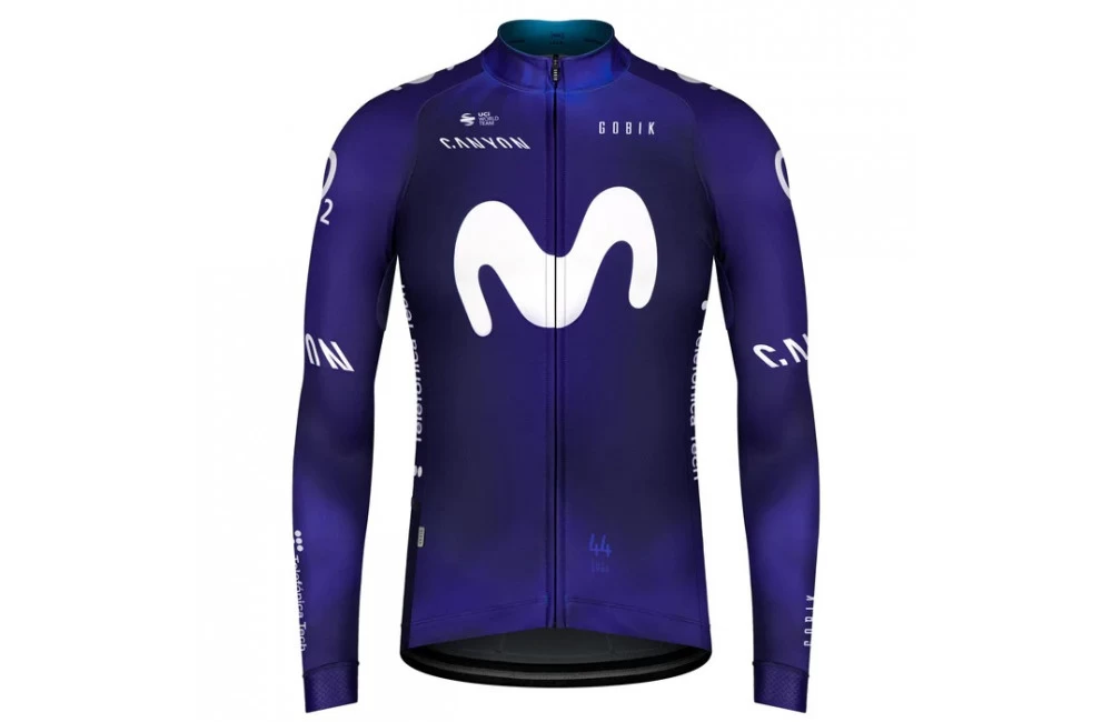 MOVISTAR Gobik Maillot Manches Longues Homme MOVISTAR Team Pacer 2023