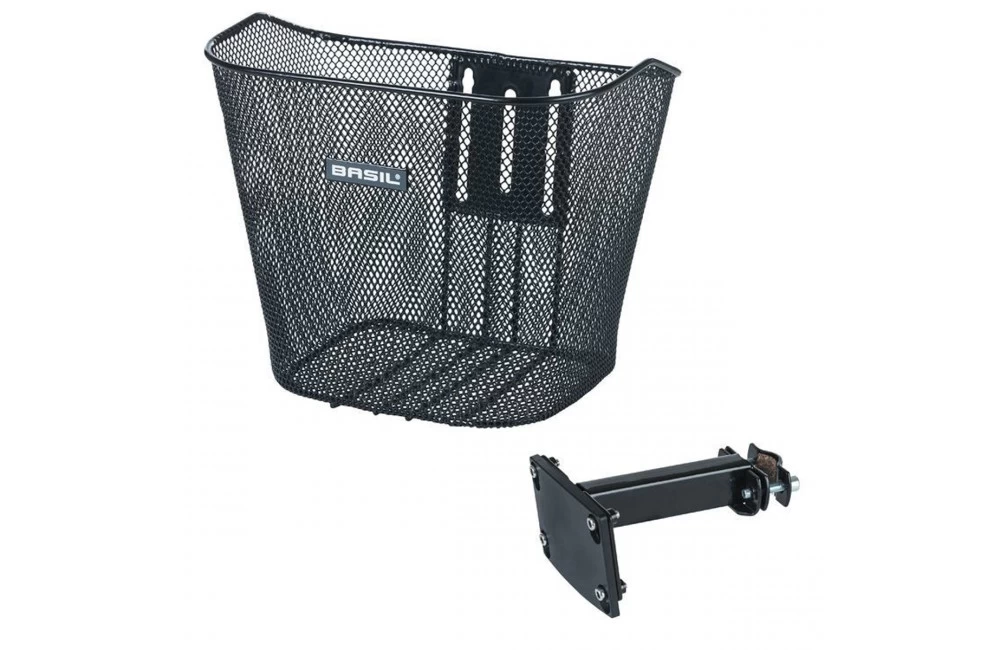 Panier Vélo Avant Basil Bremen Fixe Noir