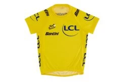 SANTINI MAILLOT VÉLO Bébé TOUR DE FRANCE 2022 LEADER - JAUNE