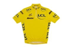 SANTINI Maillot Vélo Enfant Tour De France 2022 Replica Leader - Jaune