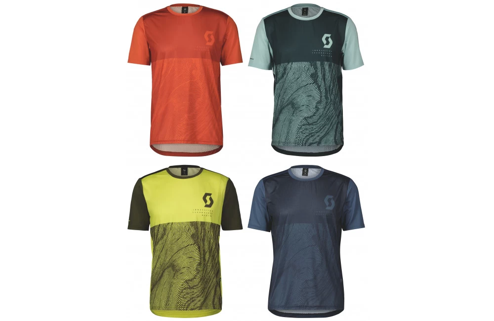 SCOTT Maillot Manches Courtes VTT Homme TRAIL VERTIC 2023