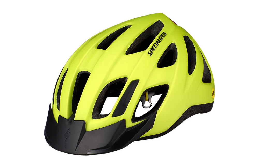 SPECIALIZED Casque Vélo Urbain Centro Led MIPS Jaune Fluo