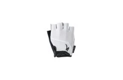 SPECIALIZED Gants Vélo Courts Body Geometry Dual-Gel Blanc