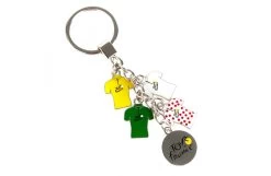 TOUR DE FRANCE Porte-clé Officiel Breloque 4 Maillots