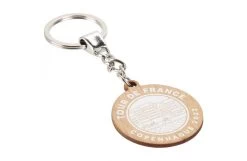 TOUR DE FRANCE Porte-clé Officiel En Bois Grand Départ Copenhague 2022